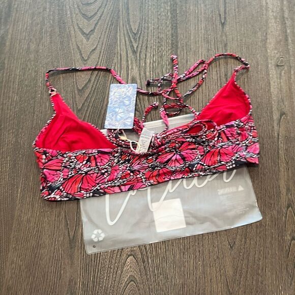 NWT Toluca Amina Bikini Top Waist Wrap Triangle Papillon Size M/L - Picture 6 of 7